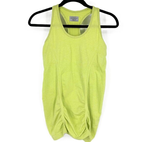 Athleta Speedlight Seamless Racerback Tank Top Lime Yellow-Green Small - Picture 1 of 6